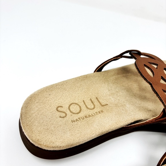 SOUL NATURALIZER JaniceToffee Cutout Slip On Thong Comfort Sandals - Picture 5 of 6